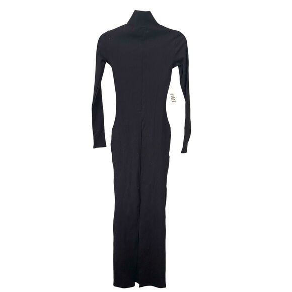 BUMPSUIT Maternity Sculpting Ribbed Maxi Dress Black NWT Small - Picture 4 of 7